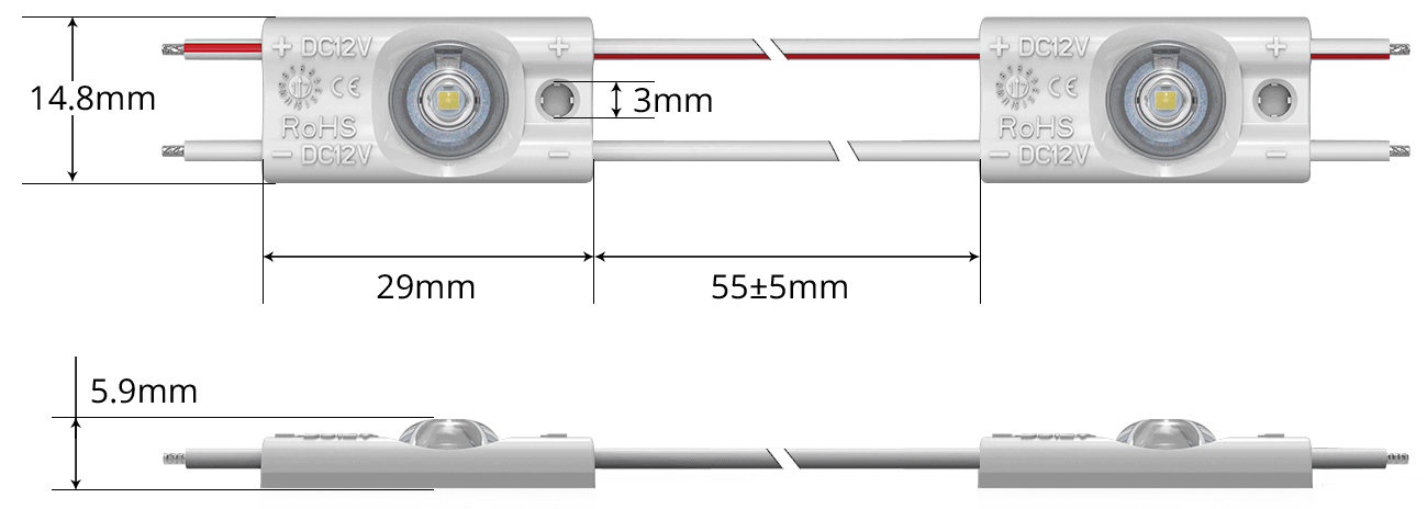 LED module_UTX356B_dimensions