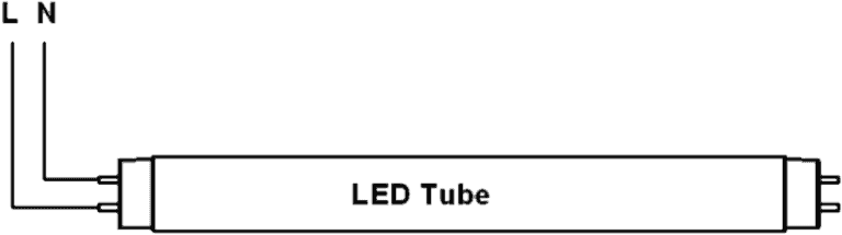 Rotatable G13 LED sign tube installation guide