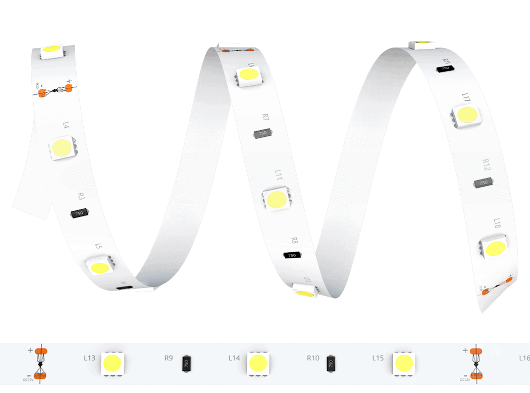 LED Strip SMD5050-30LED-10MM-RAX070A