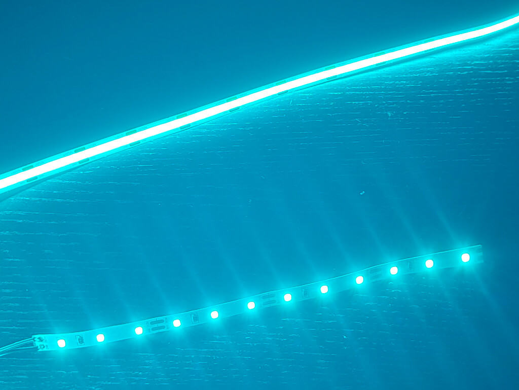 COB LED strips—are they brighter