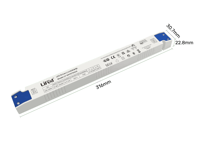 Long silm power_LF-GHY075H24-SIZE