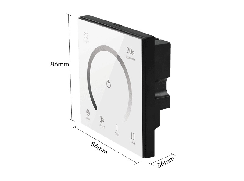 Wall mounted controller_CTL-S-PC-TMB05_SIZE