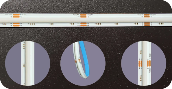 RGB COB Strip Features_Excelent