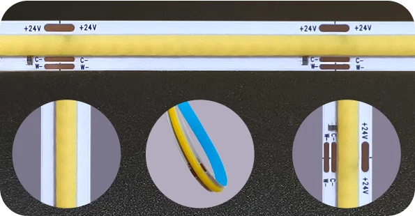 CCT COB strip COB 608LED 10MM