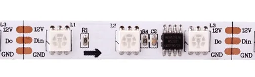 3pin Single Signal Adressable LED Strip