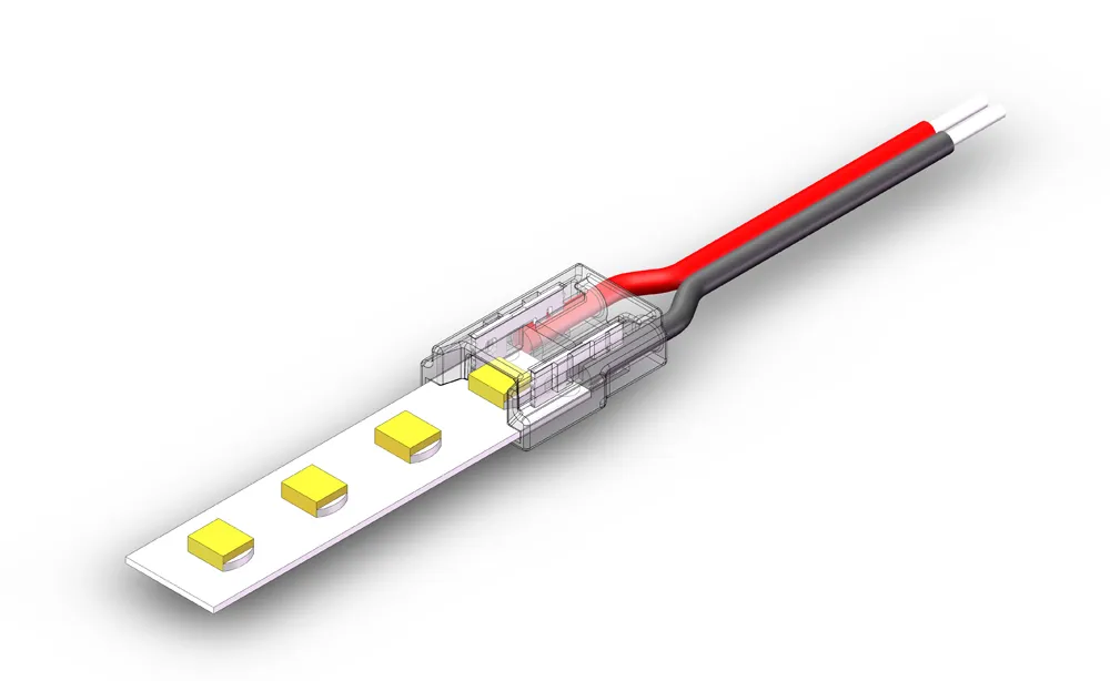 IP20 connector cable to smd led strip