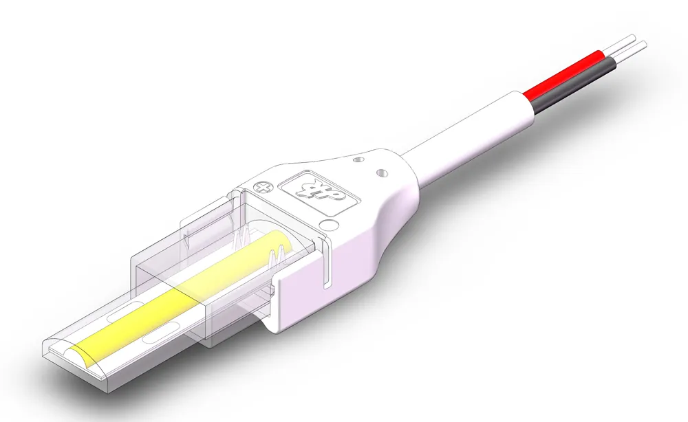 IP68 connector cob led strip