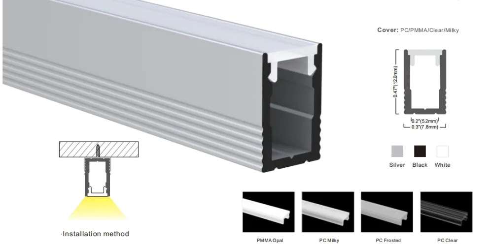 Mini aluminum profile MN0812A