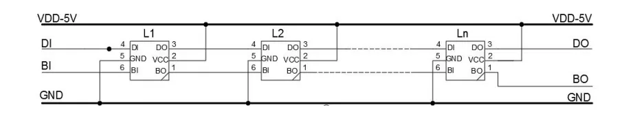 WS2813B Application circuit diagram