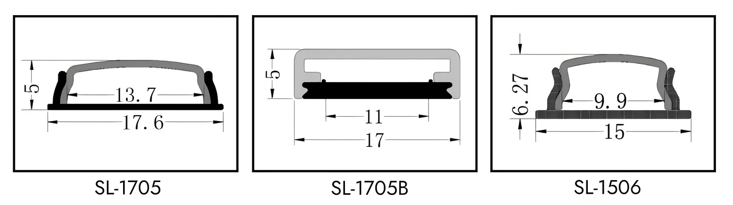 Bendable LED Aluminium Profiles