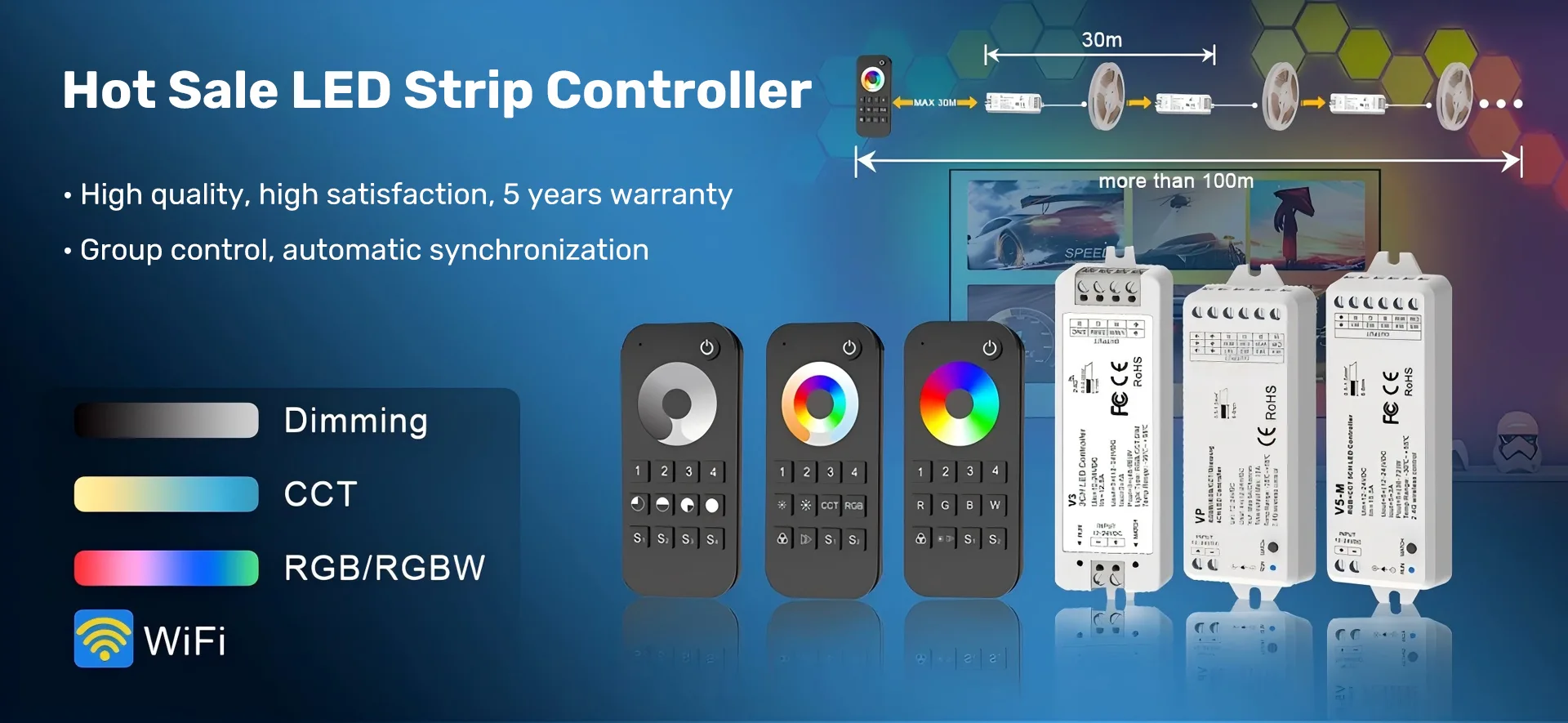 Hot sale LED strip controller