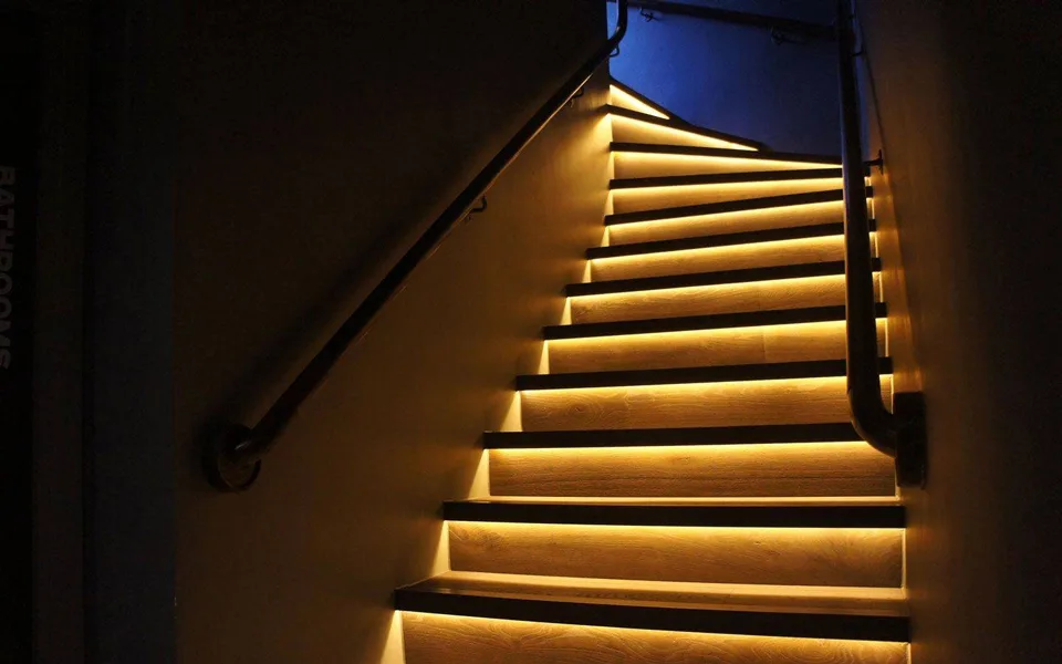 2700K warm white led strip for stairs