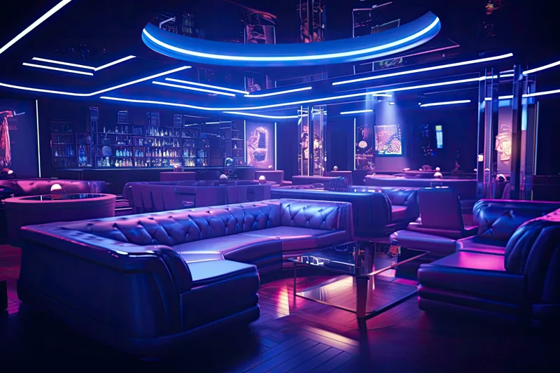 Application of Second Generation Neon Flex Bars and Nightclubs