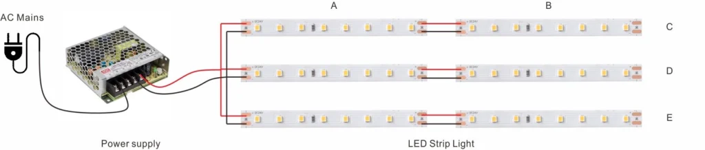 Can I connect multiple LED strips together