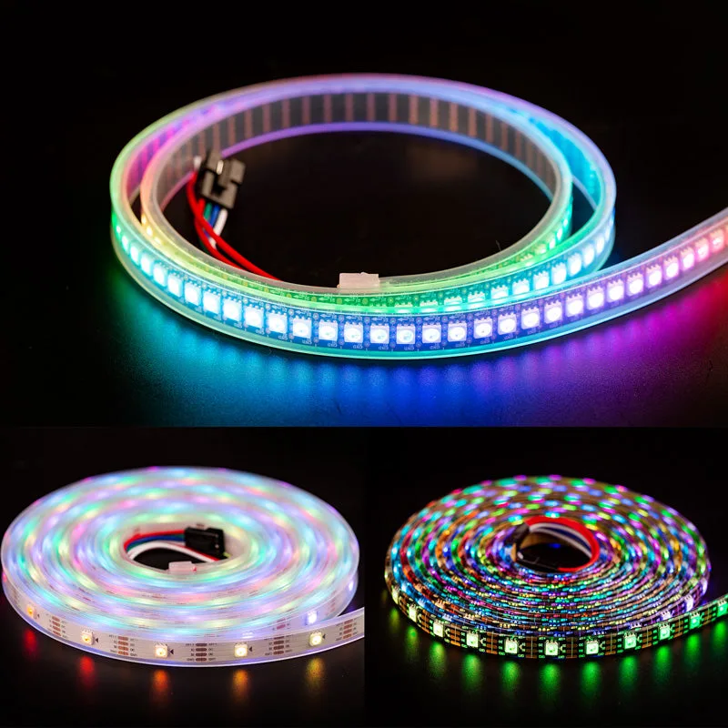 DC12V WS2815 RGBIC Individually Addressable Dual-Signal LED Pixels Strip Light_03