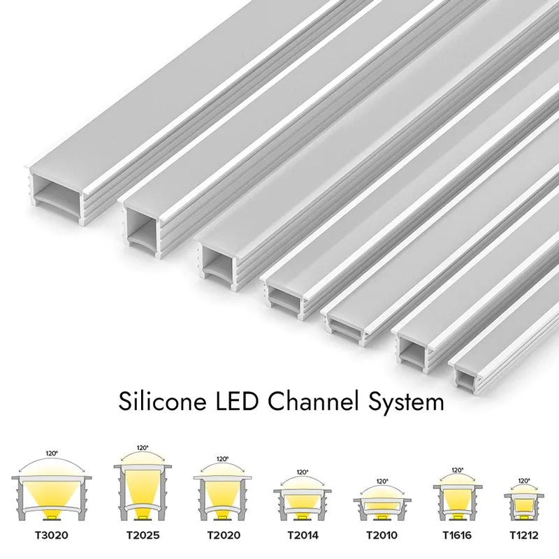 Flessibile Spotless Neon Sign Silicone LED Channel per WS2812B SK6812 LED Strip