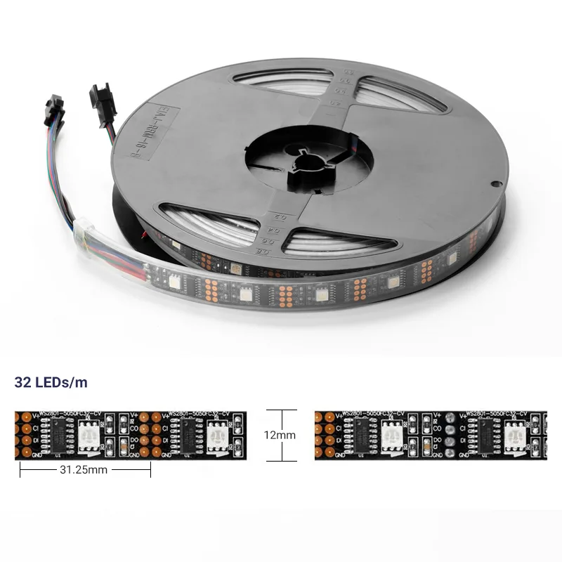 Individually Addressable WS2801 32LEDs per Meter DC5V RGB LED Strip_02