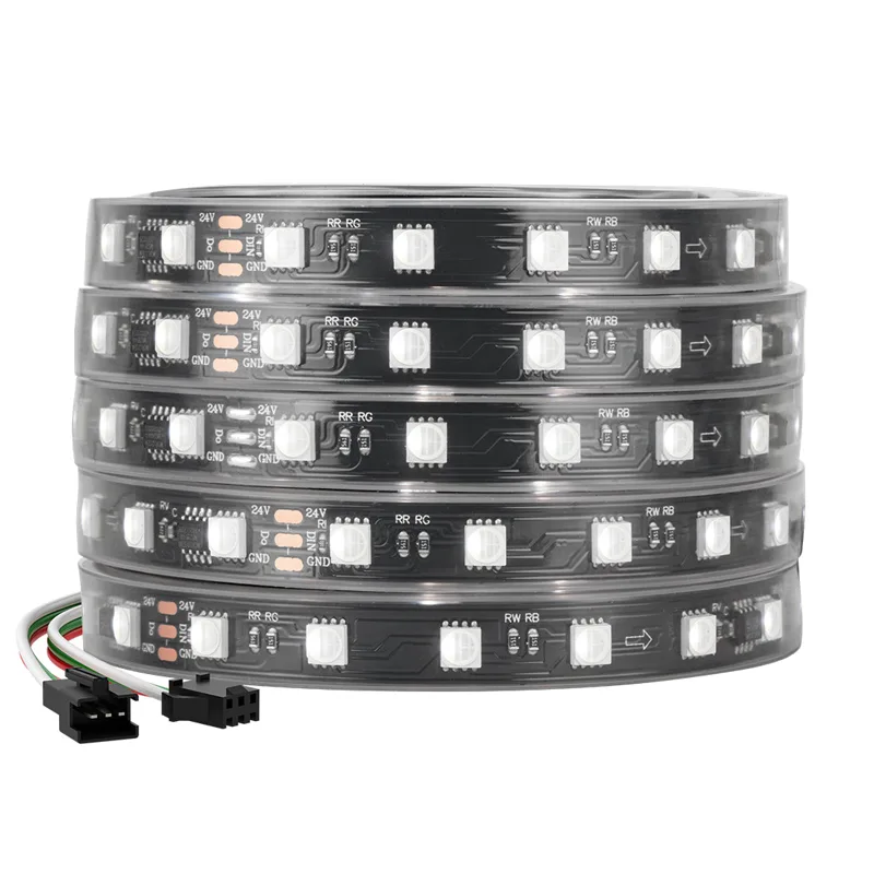 WS2814 5050 4-in-1 RGBWW RGBCW Pixels Addressable 3Pin LED Strip Lights_01