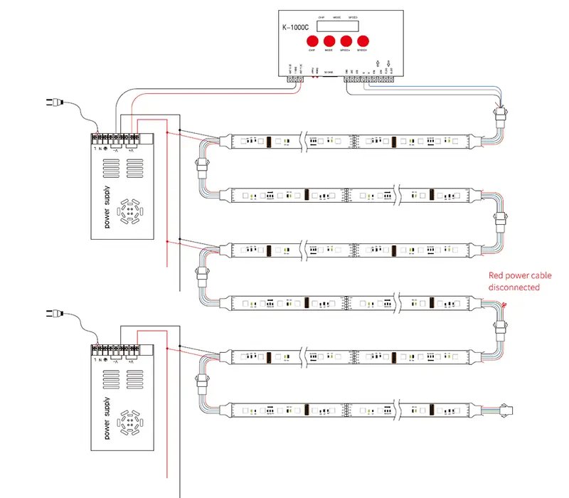 Ways to Wire DMX Addressable LED Strip Lights