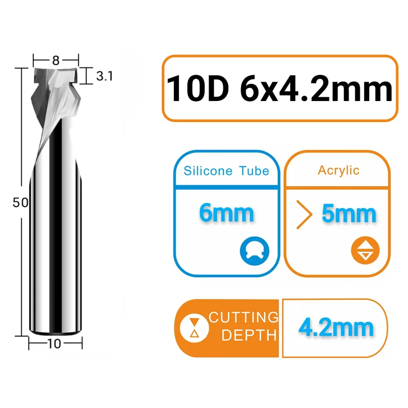 10mm Diameter Shank Drilling Bit Milling Cutter for 6mm 8mm Neon Sign Diffuser_02