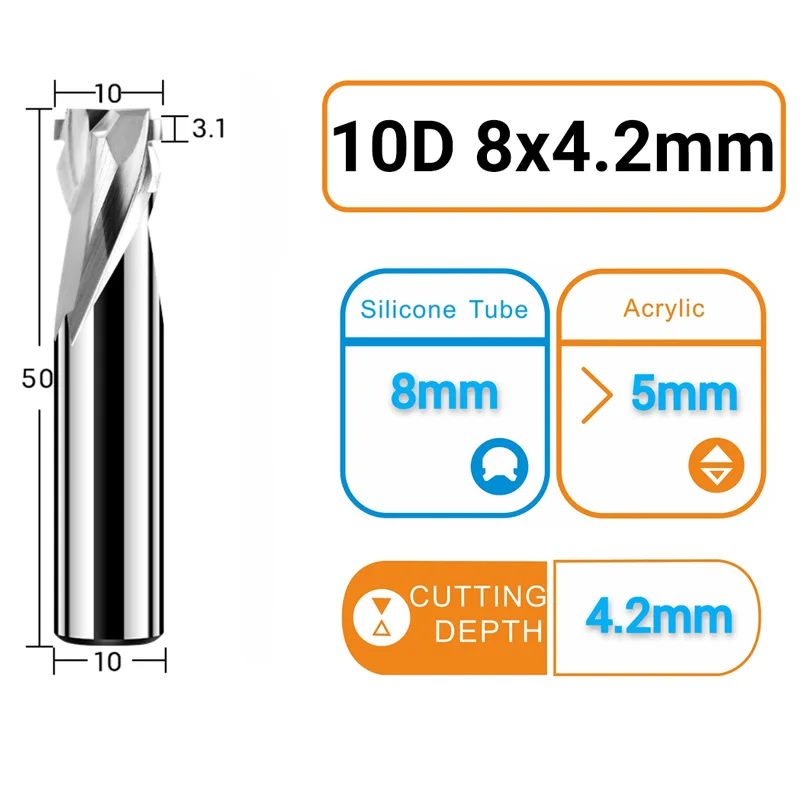 10mm Diameter Shank Drilling Bit Milling Cutter for 6mm 8mm Neon Sign Diffuser_03