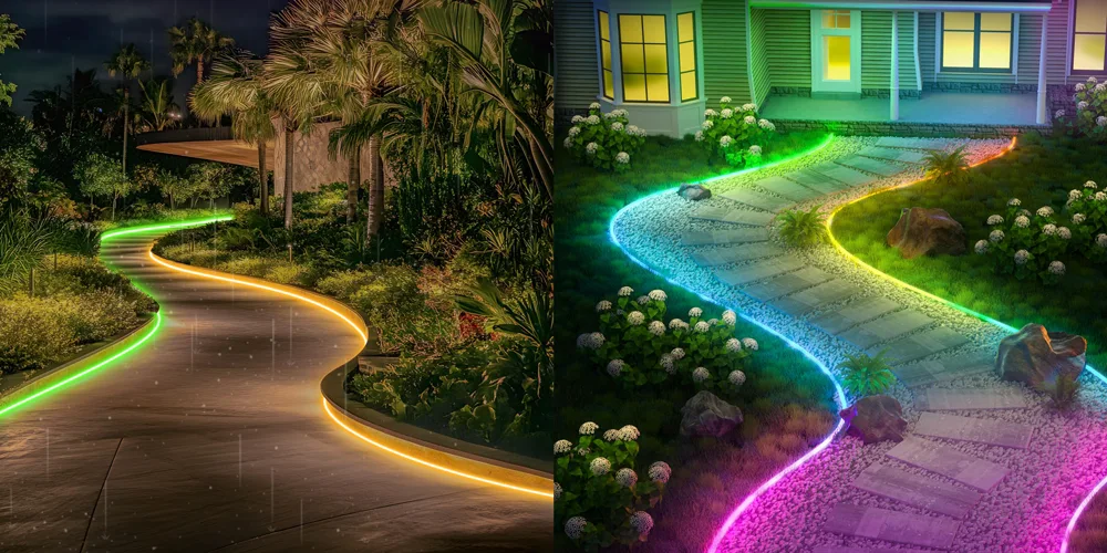 Outdoor waterproof LED strip lights What type of lighting do you need