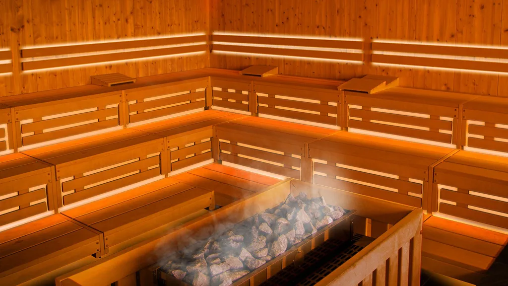 Warm White Waterproof LED Strip Light for Sauna Rooms