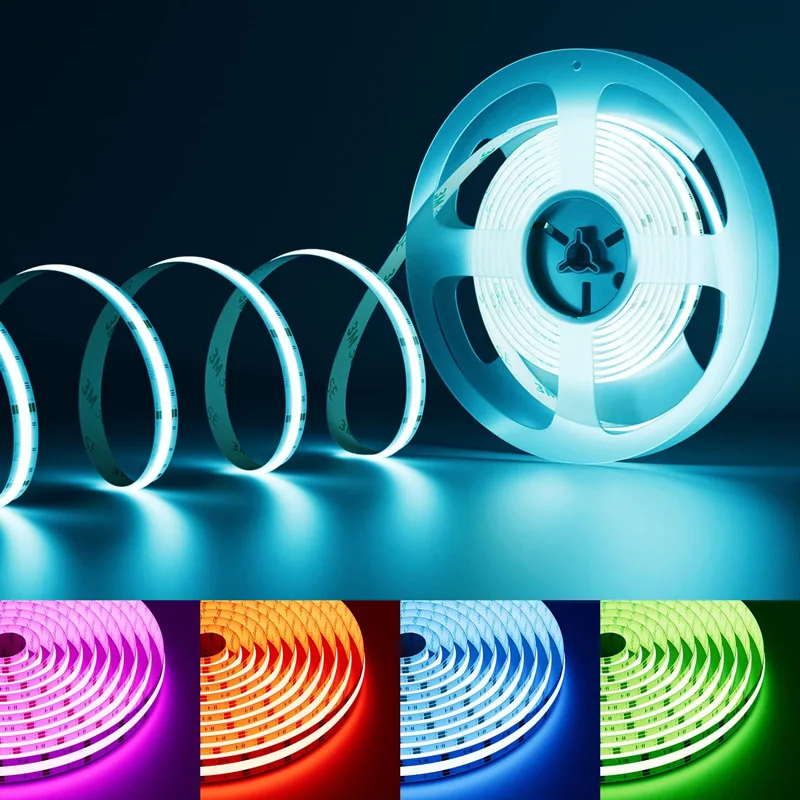 Renk Değiştiren COB RGB LED Şerit Işık