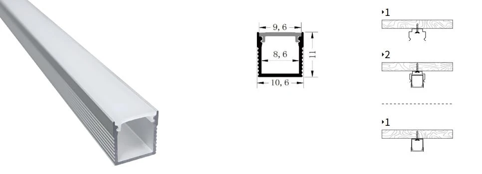 Raf aydınlatması LED alüminyum profil SL1111 1