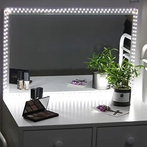 Makeup Mirrors with LED Strip Lighting