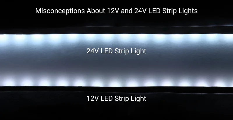 关于 12V 和 24V LED 灯条的误解