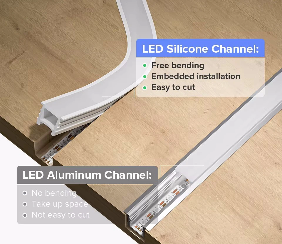 LED Aluminum Channel VS LED Neon Tube