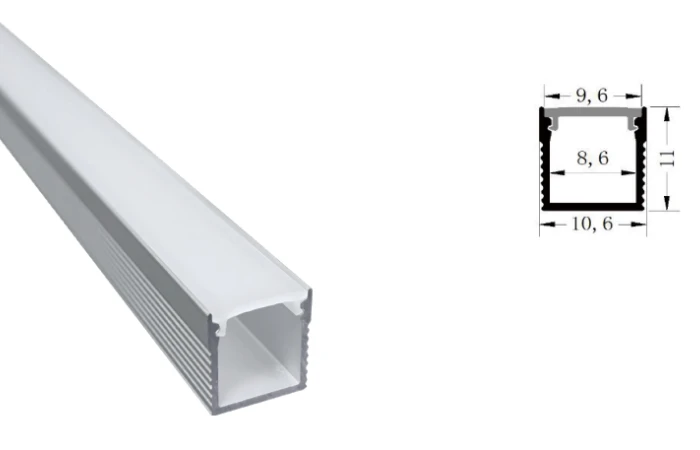 SLAP S1111 surface mounted aluminum profile