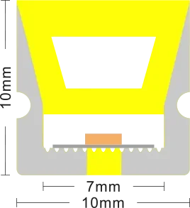 T1010_LED Neon Flex_dimension_front view